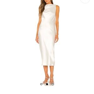 The Bar Ivory Backless Dress